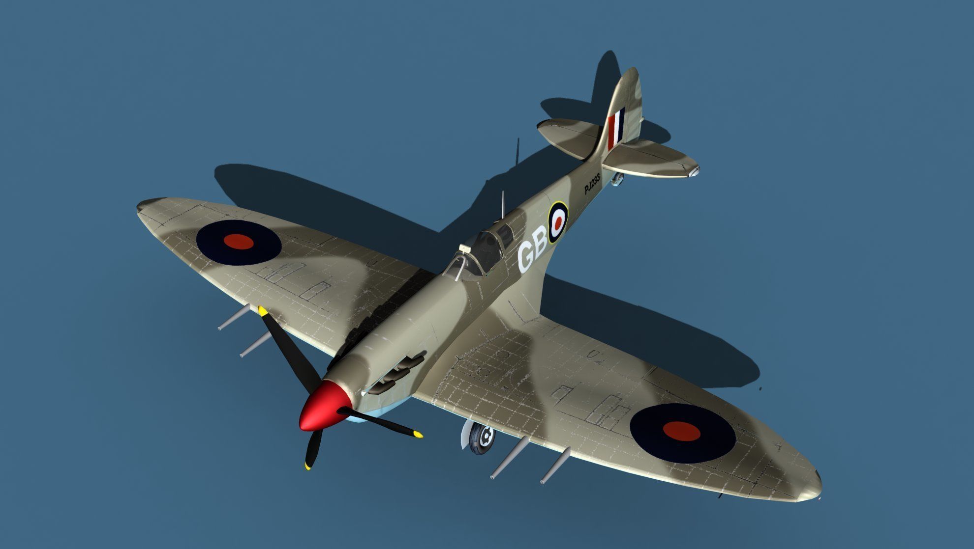 Supermarine Spitfire MkVI V03 3D model_11