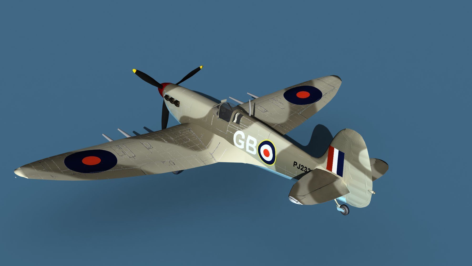 Supermarine Spitfire MkVI V03 3D model_8