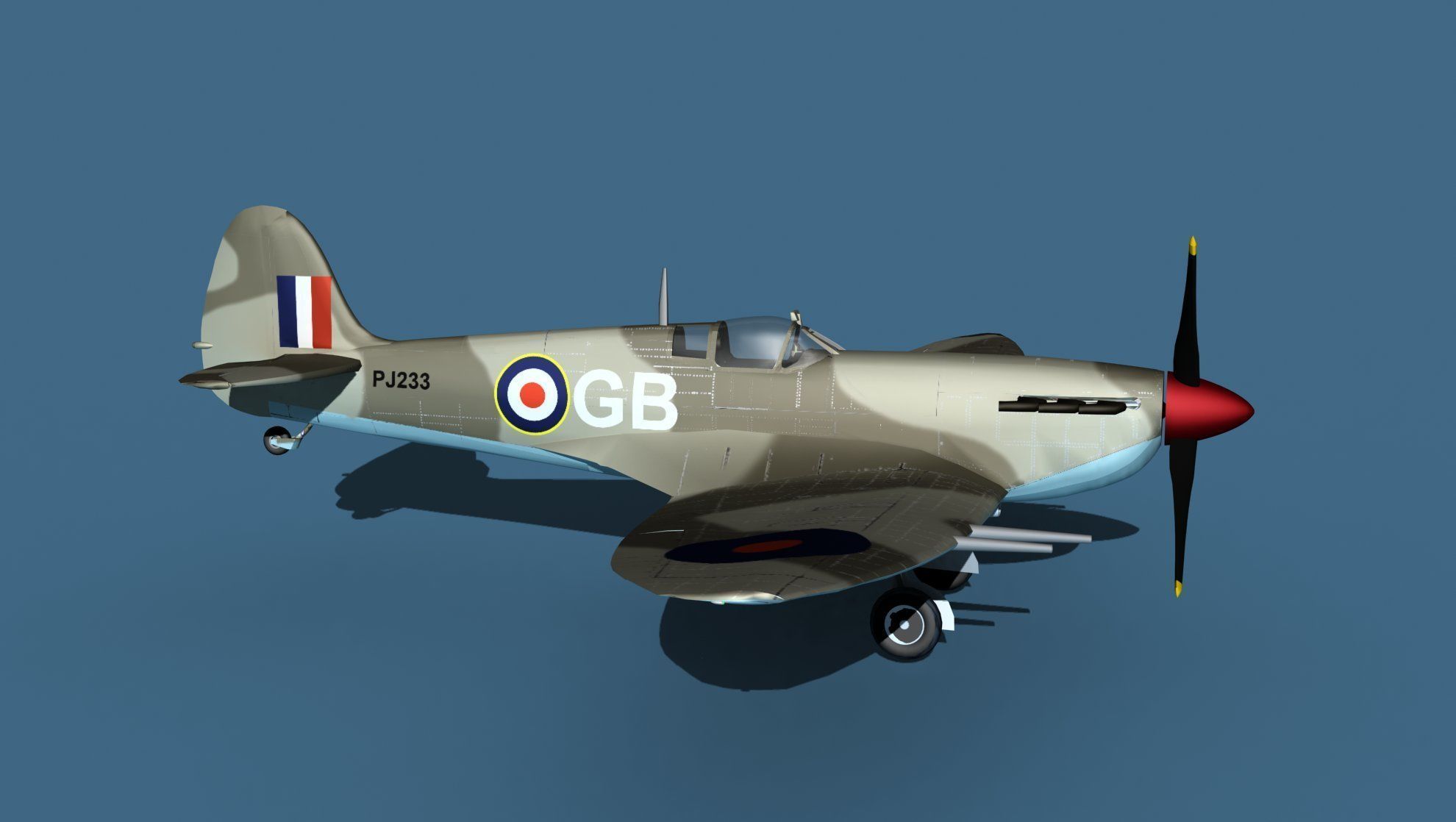 Supermarine Spitfire MkVI V03 3D model_4