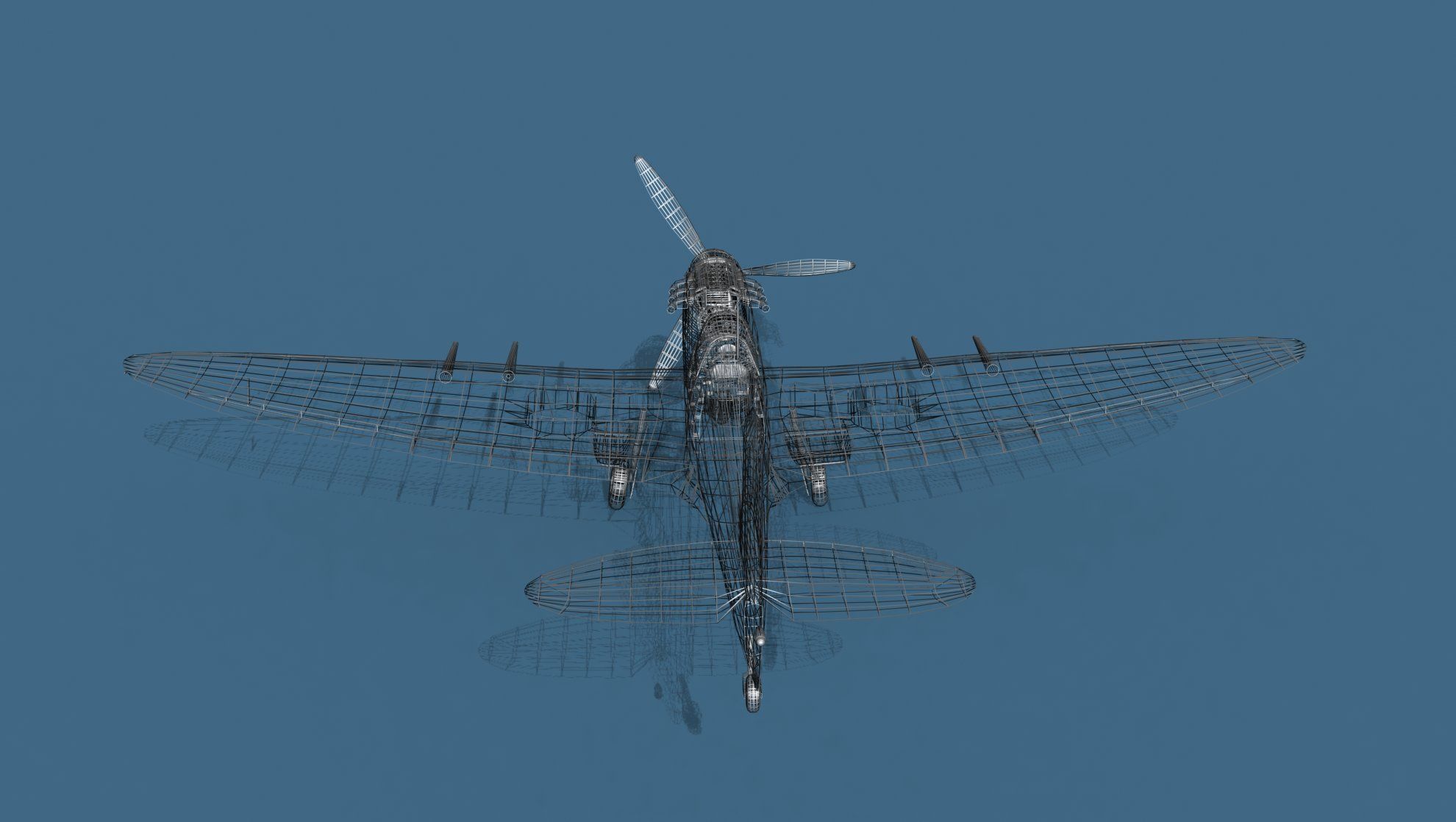 Supermarine Spitfire MkVI V03 3D model_15