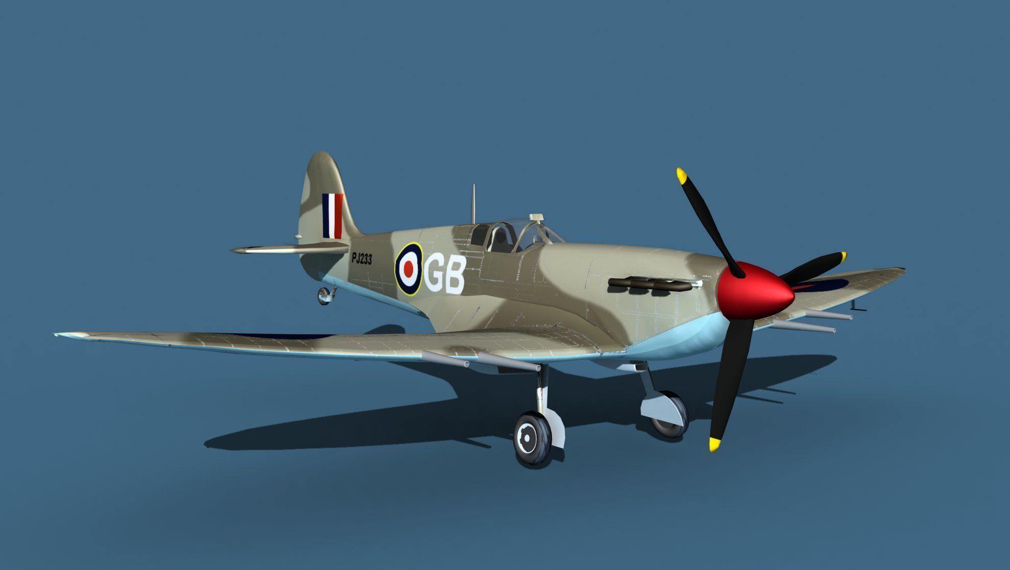 Supermarine Spitfire MkVI V03 3D model_3