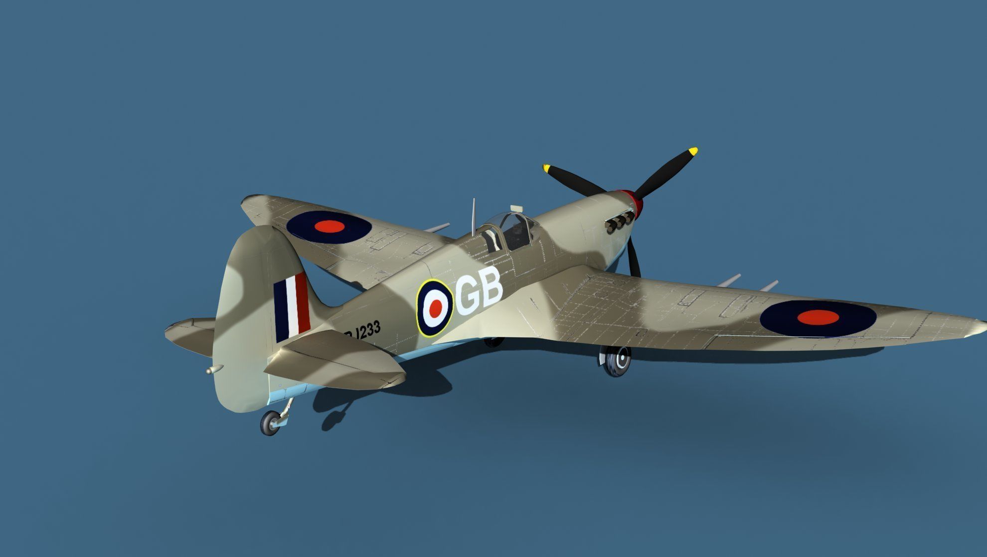 Supermarine Spitfire MkVI V03 3D model_6