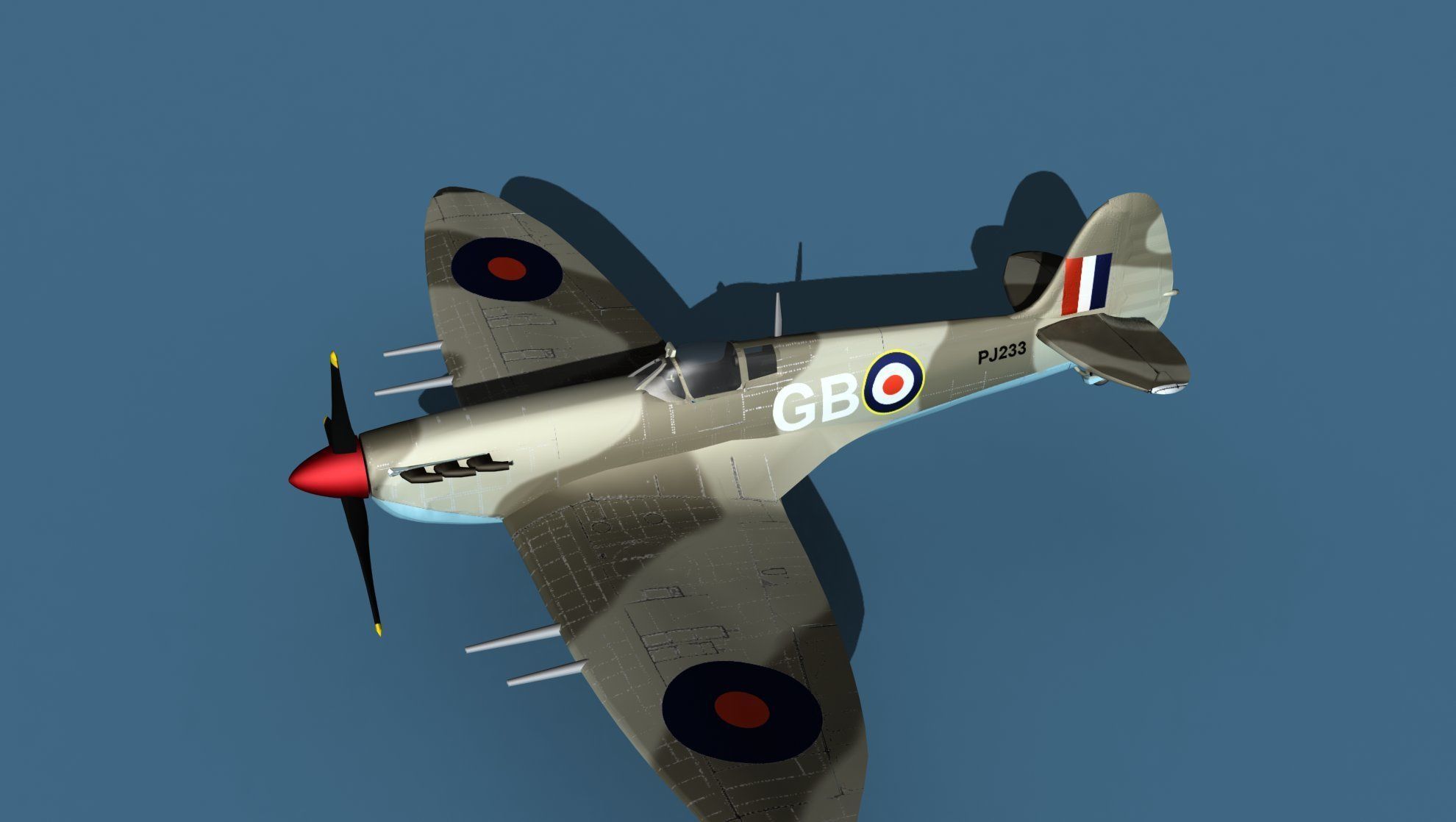 Supermarine Spitfire MkVI V03 3D model_10
