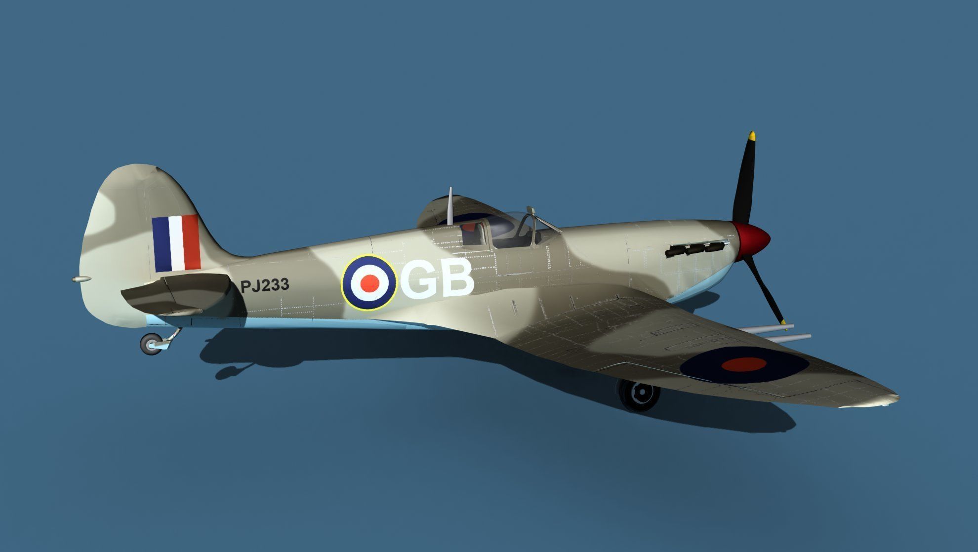 Supermarine Spitfire MkVI V03 3D model_5