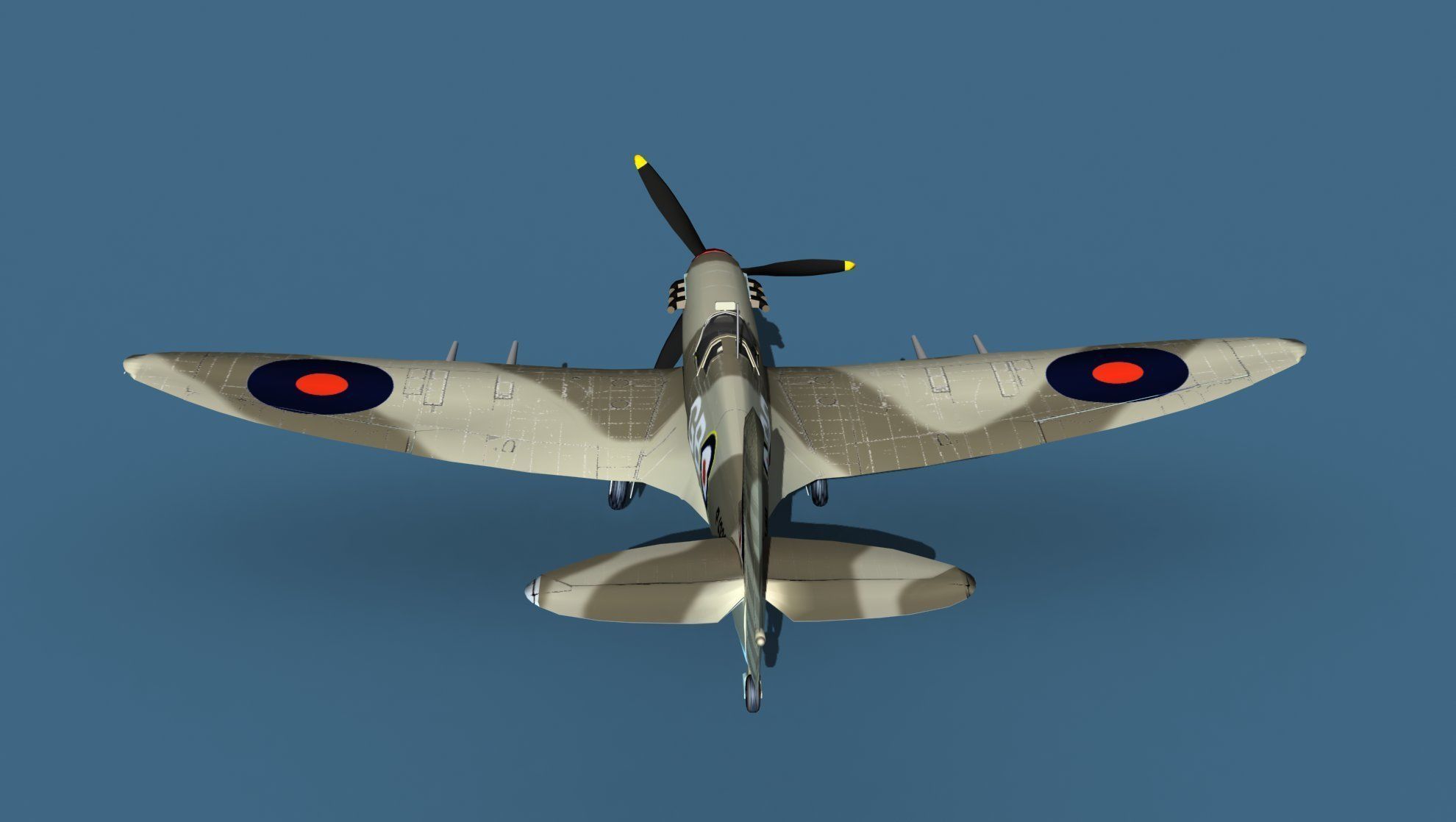 Supermarine Spitfire MkVI V03 3D model_7