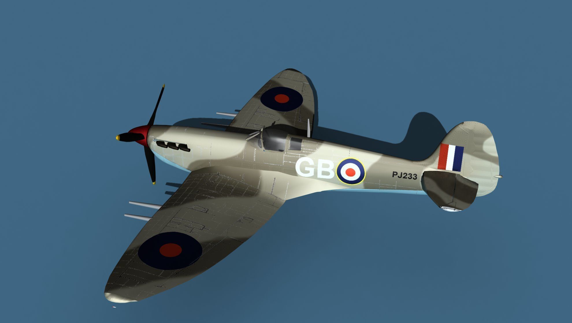 Supermarine Spitfire MkVI V03 3D model_9