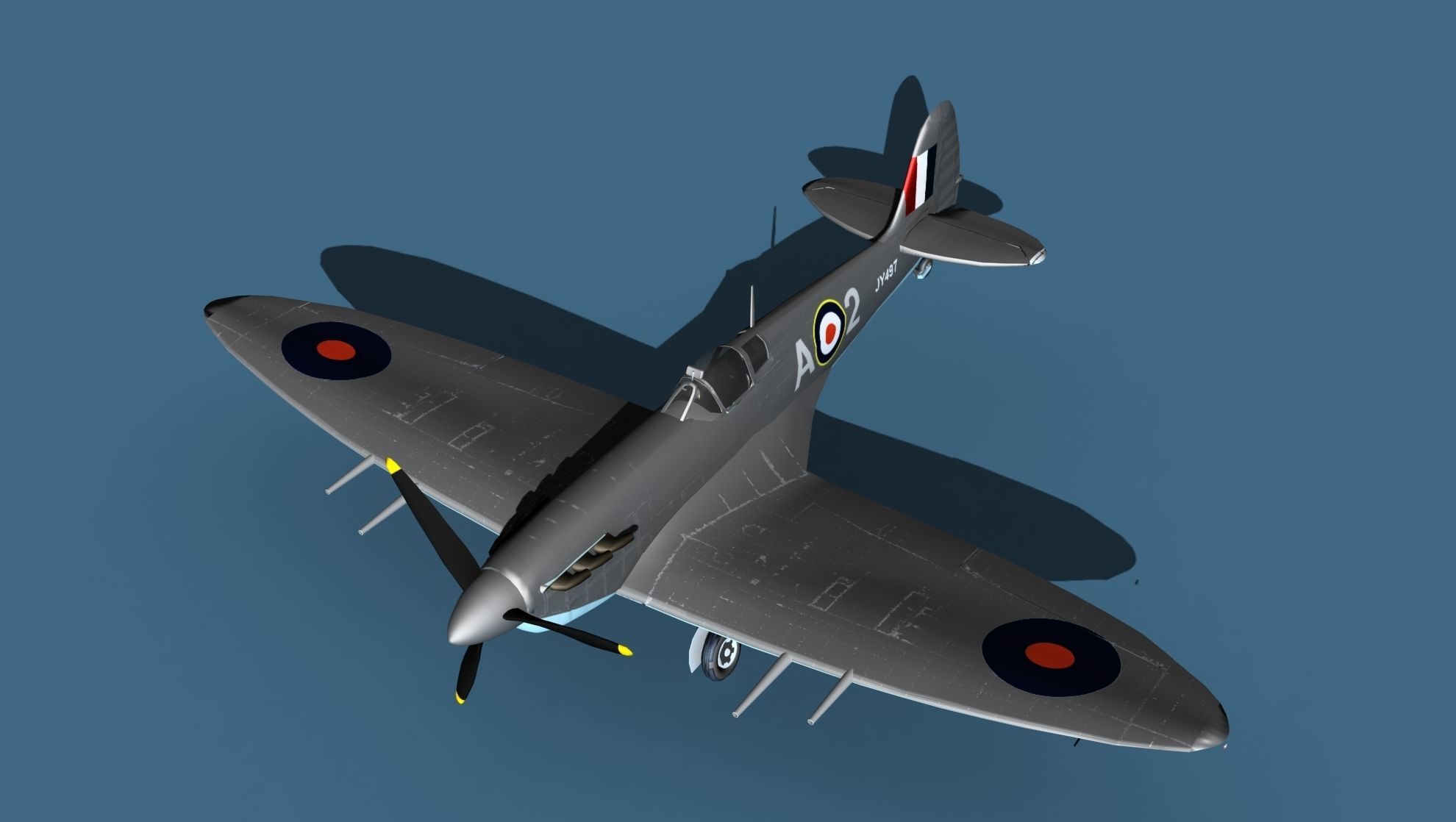 Supermarine Spitfire MkVI V04 3D model_11