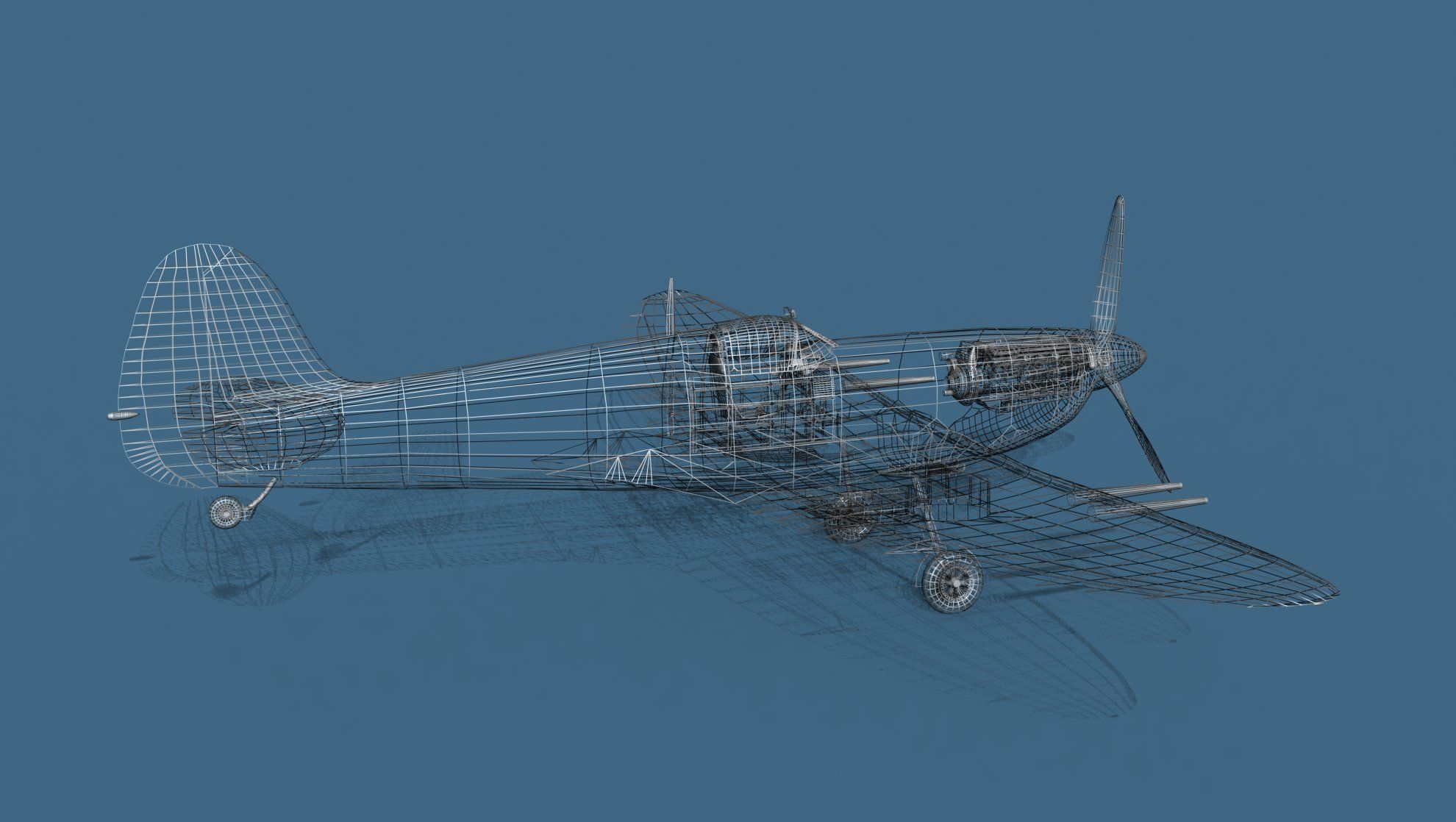 Supermarine Spitfire MkVI V04 3D model_14
