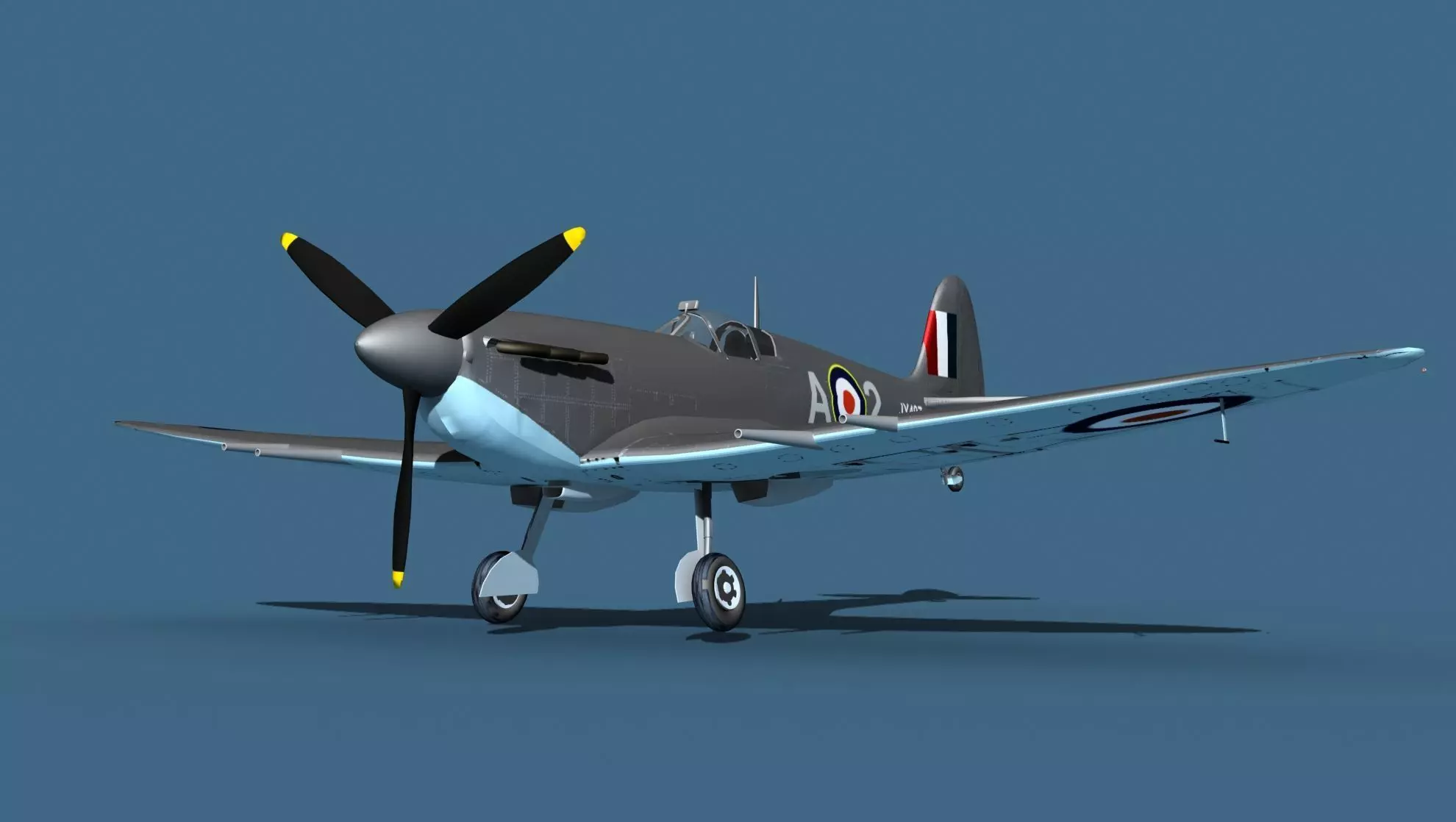 Supermarine Spitfire MkVI V04 3D model_0
