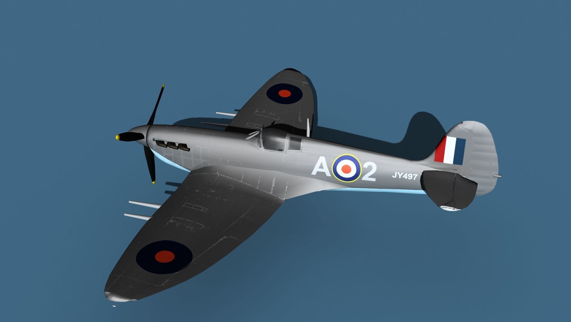 Supermarine Spitfire MkVI V04 3D model_9