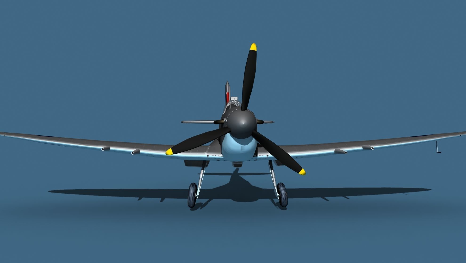 Supermarine Spitfire MkVI V04 3D model_2