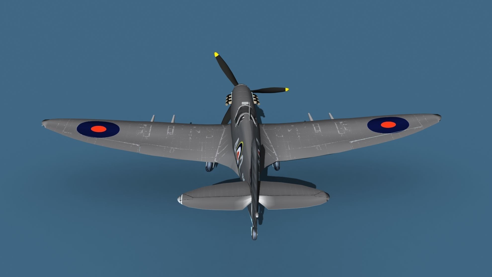 Supermarine Spitfire MkVI V04 3D model_7