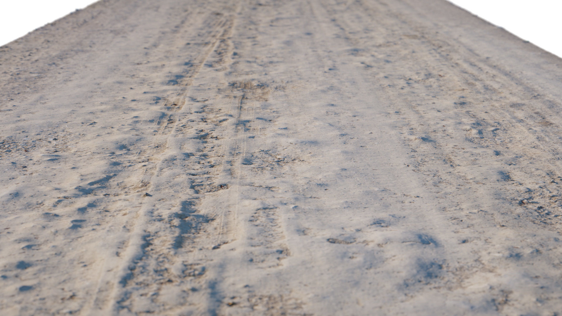 Dirt Road Scan Low-poly 3D model_3