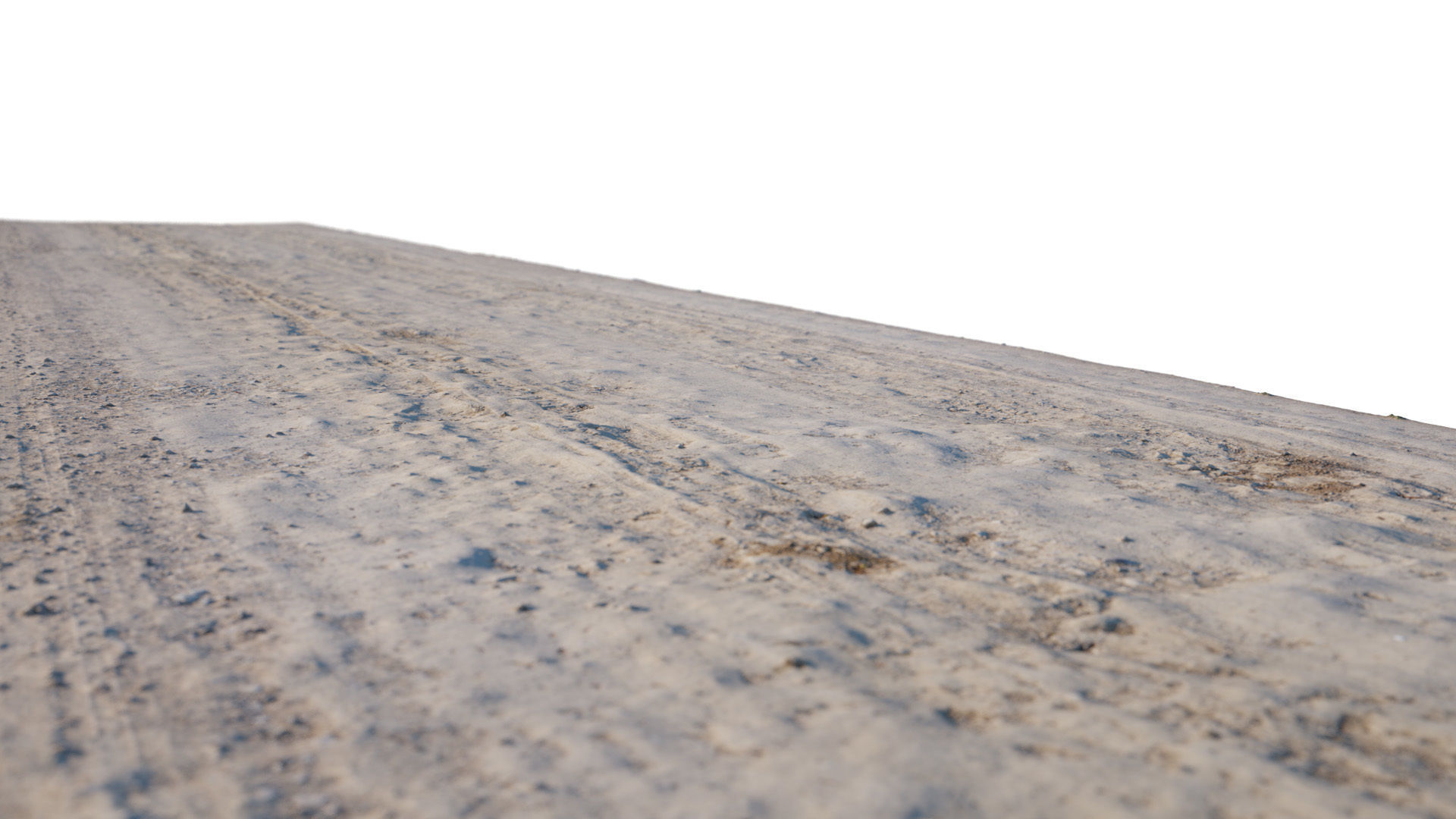 Dirt Road Scan Low-poly 3D model_5