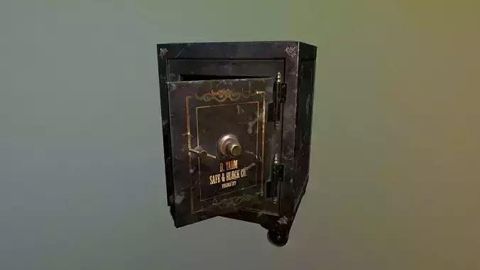 Western Safe Game Ready Low-poly 3D model