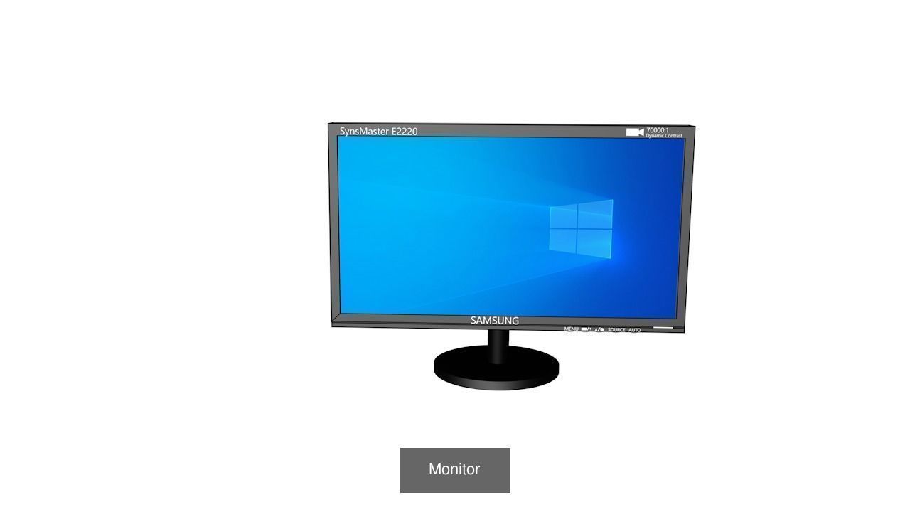 Electronic pc tower 3D Model Collection_1