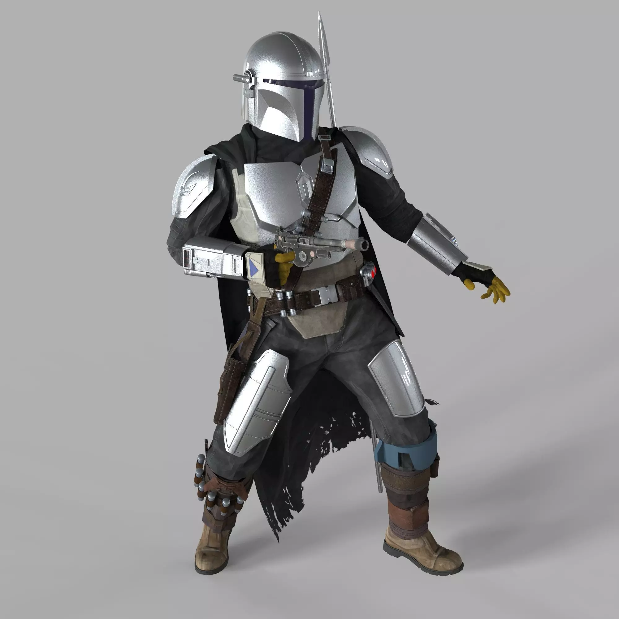 The Mandalorian Season 2 Full Accurate Wearable Beskar Armor 3D print model_0