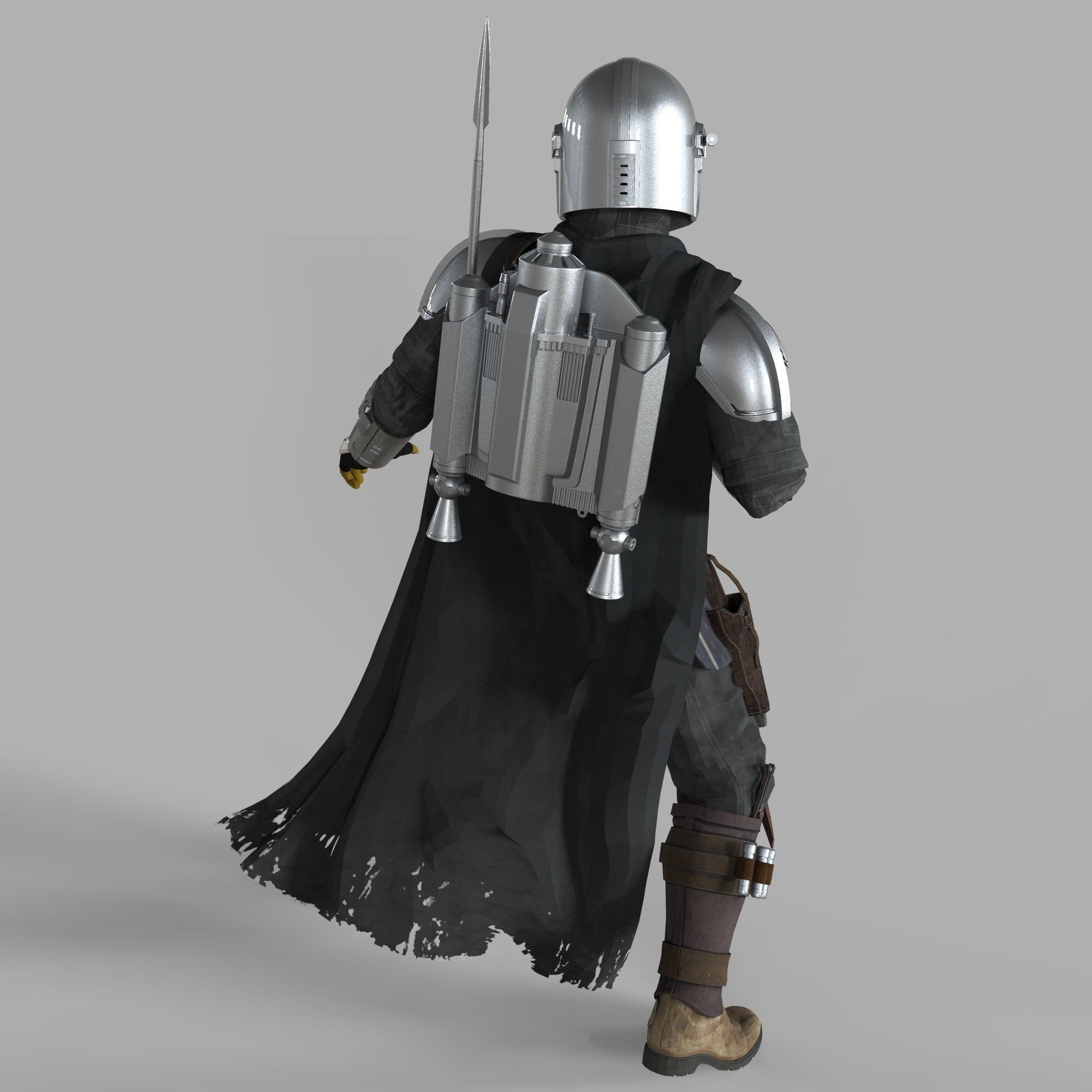 The Mandalorian Season 2 Full Accurate Wearable Beskar Armor 3D print model_93