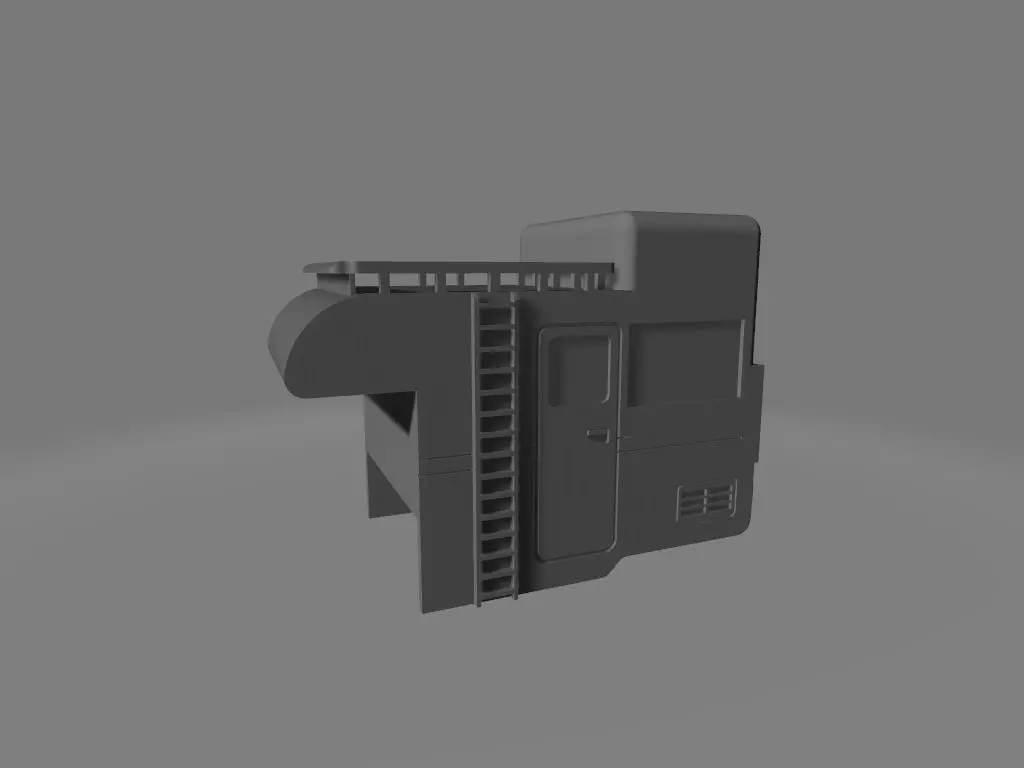 hotwheels diecast vw t2 pickup roof camper 3D print model_0