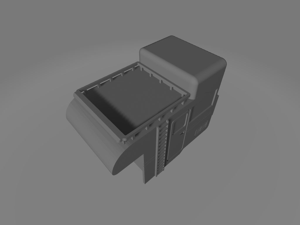 hotwheels diecast vw t2 pickup roof camper 3D print model_2