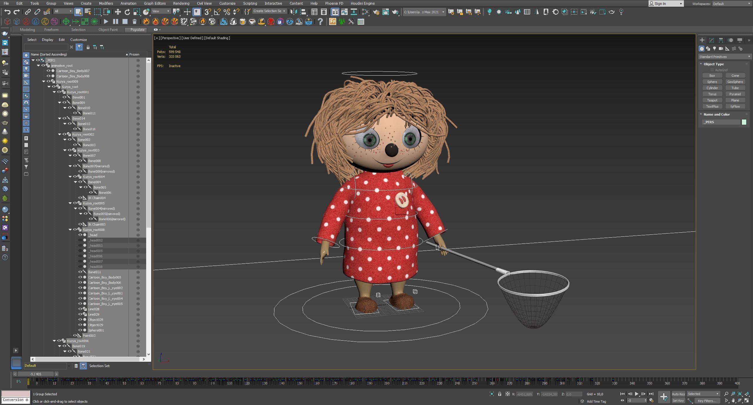 Brownie Kuzya - rigged with animation 3D model_24