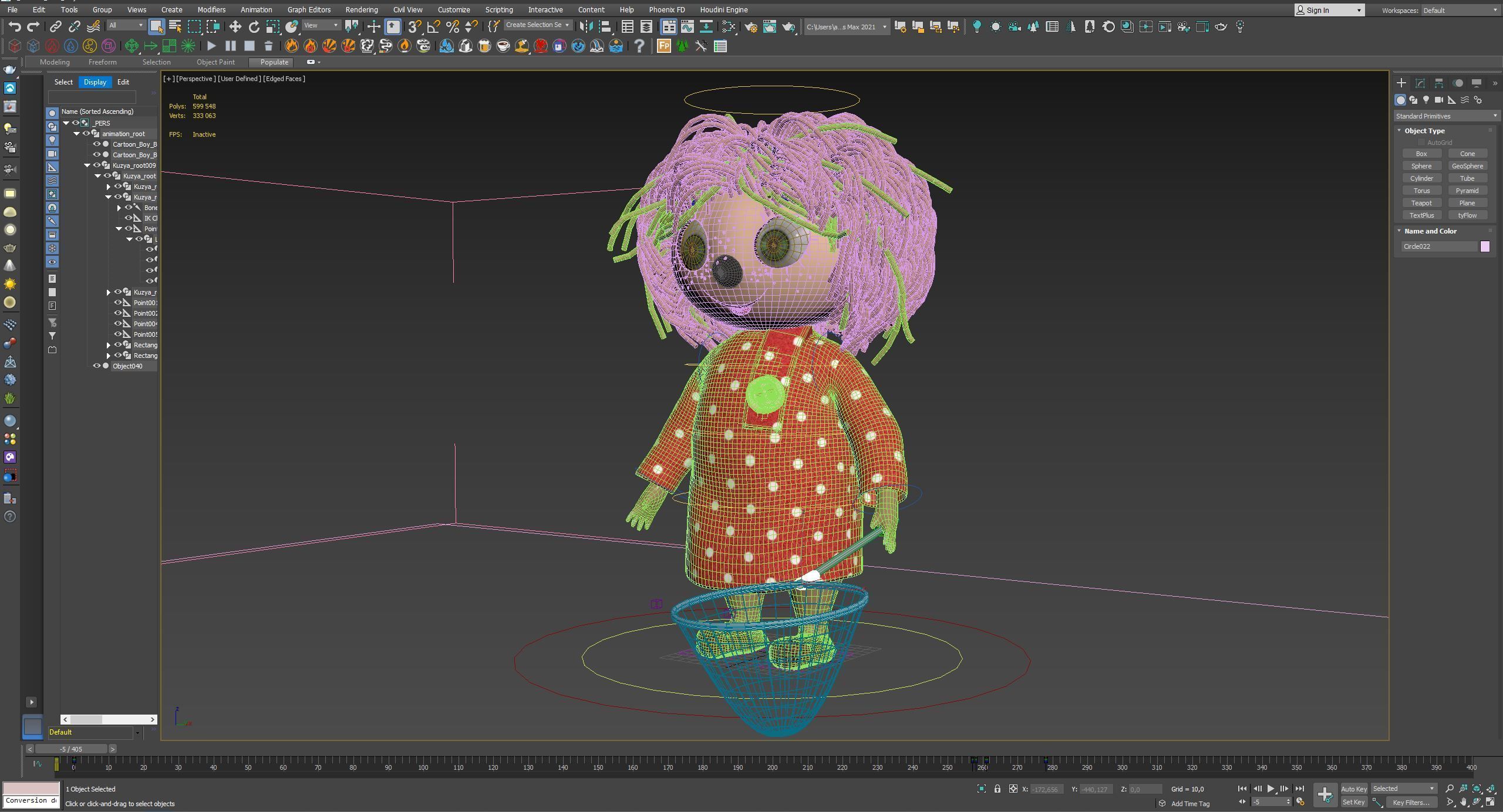 Brownie Kuzya - rigged with animation 3D model_19