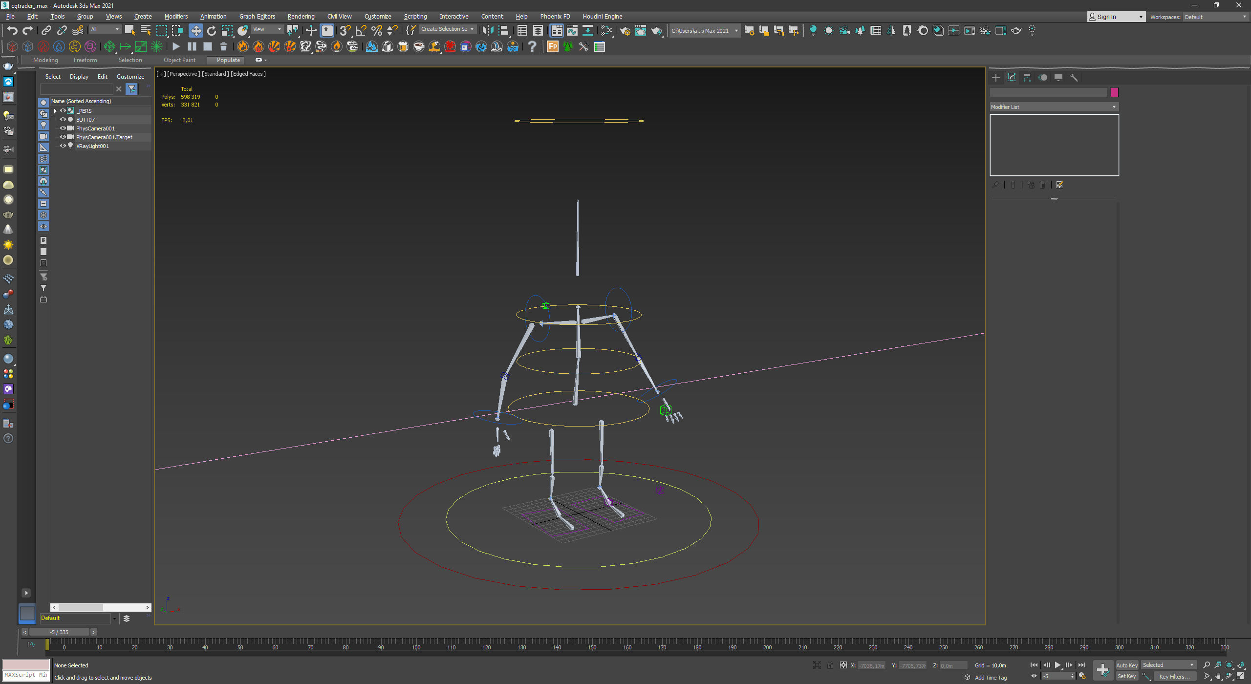 Brownie Kuzya - rigged with animation 3D model_11