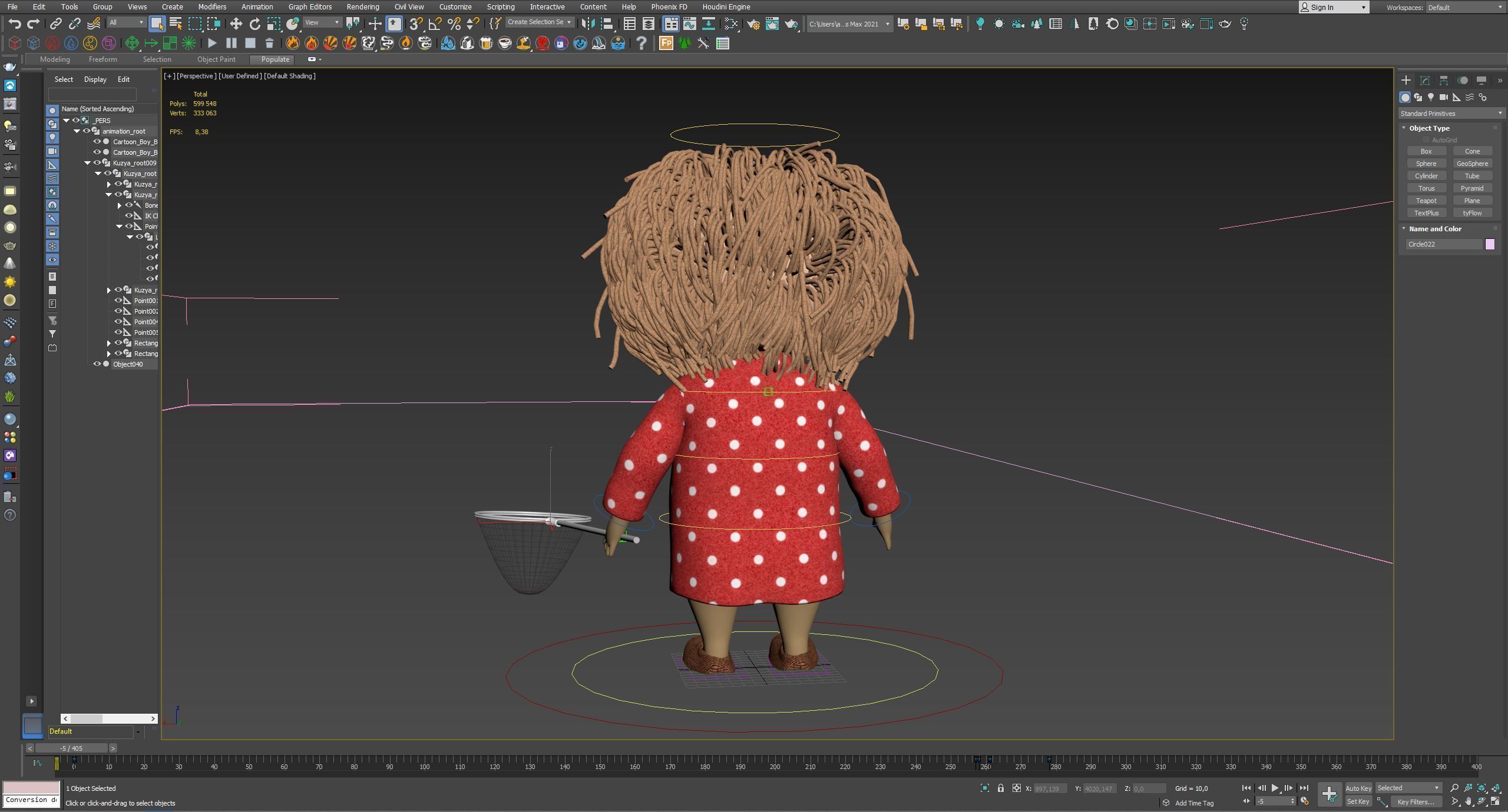 Brownie Kuzya - rigged with animation 3D model_20