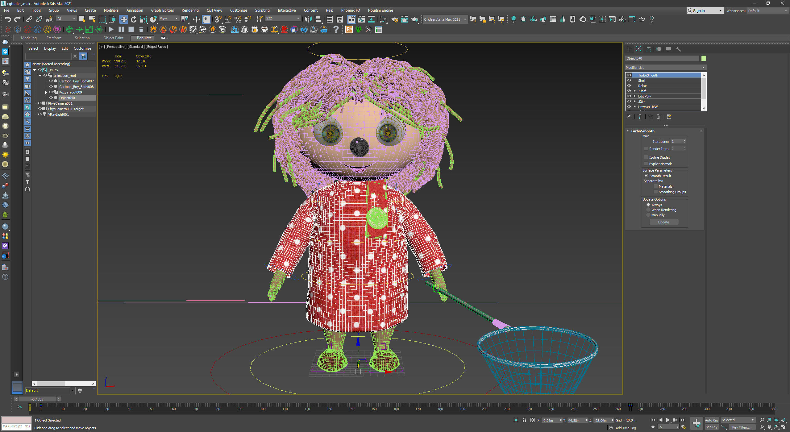 Brownie Kuzya - rigged with animation 3D model_14