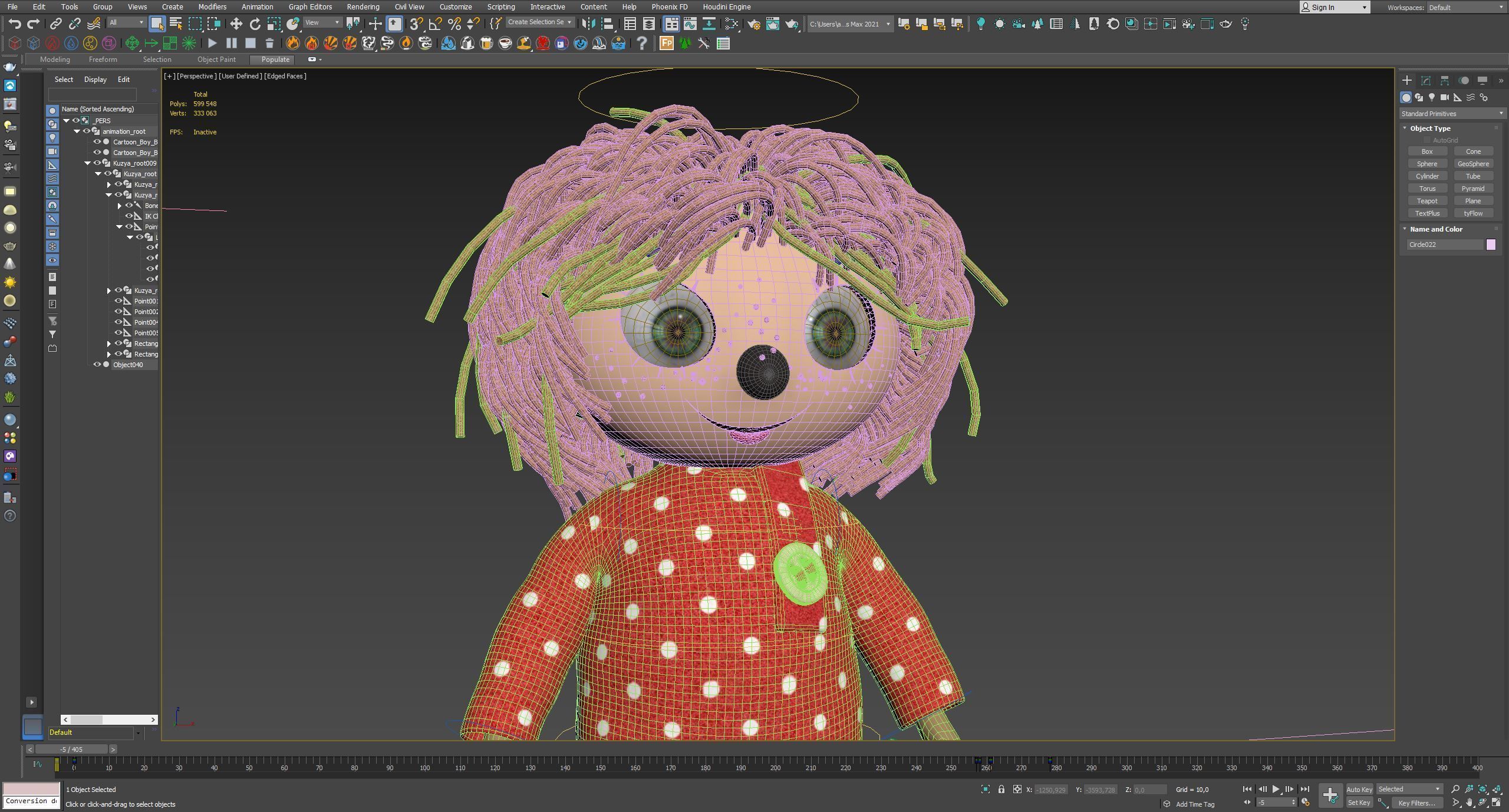 Brownie Kuzya - rigged with animation 3D model_23