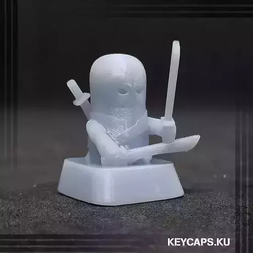 Deadpool keycap keycaps tooned chibi for mechanical keyboard