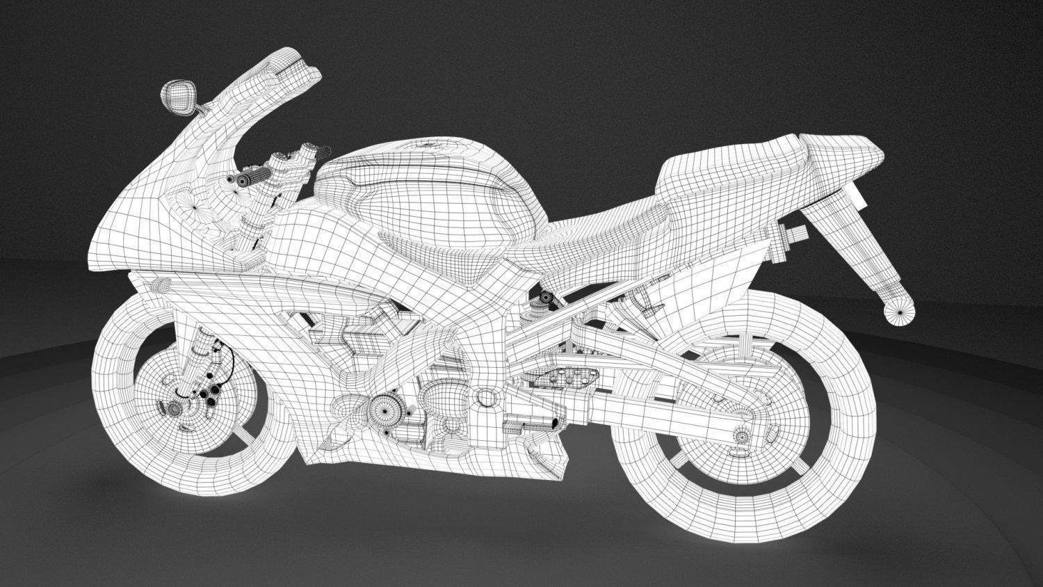 Yahoma Motorcycle 3D figure for cheap and Print Ready 3D print model_3