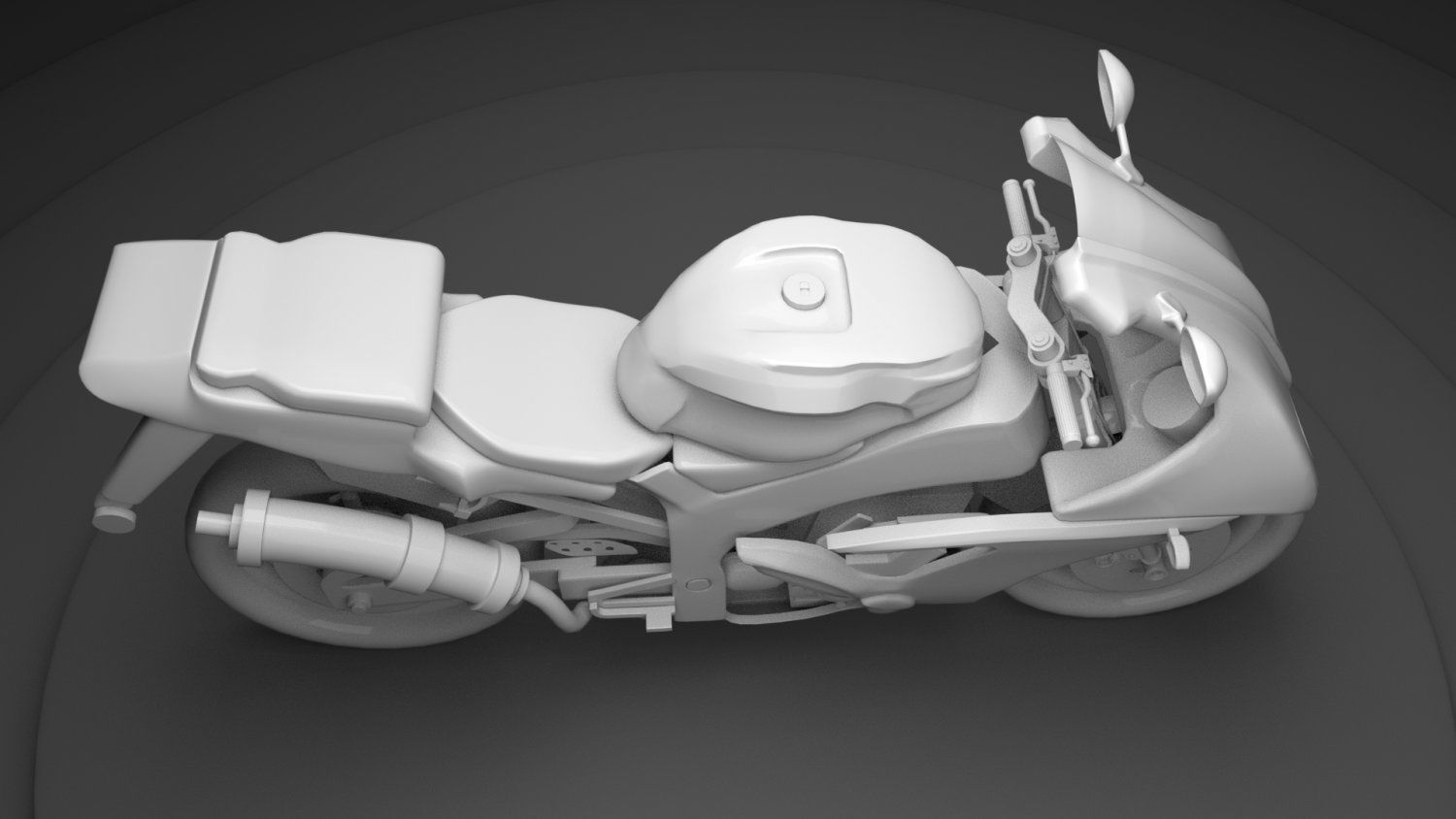 Yahoma Motorcycle 3D figure for cheap and Print Ready 3D print model_1