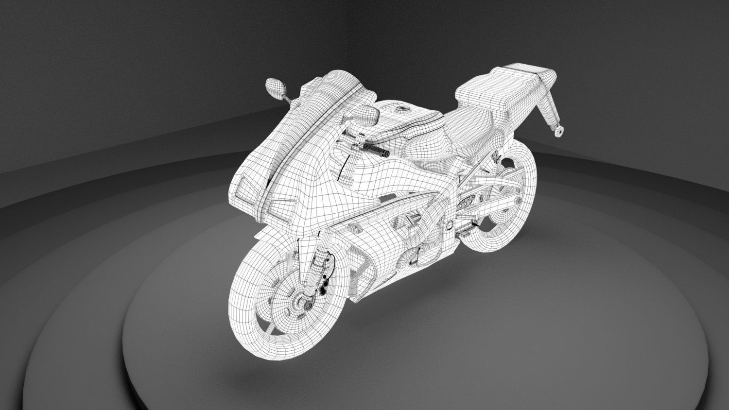 Yahoma Motorcycle 3D figure for cheap and Print Ready 3D print model_2