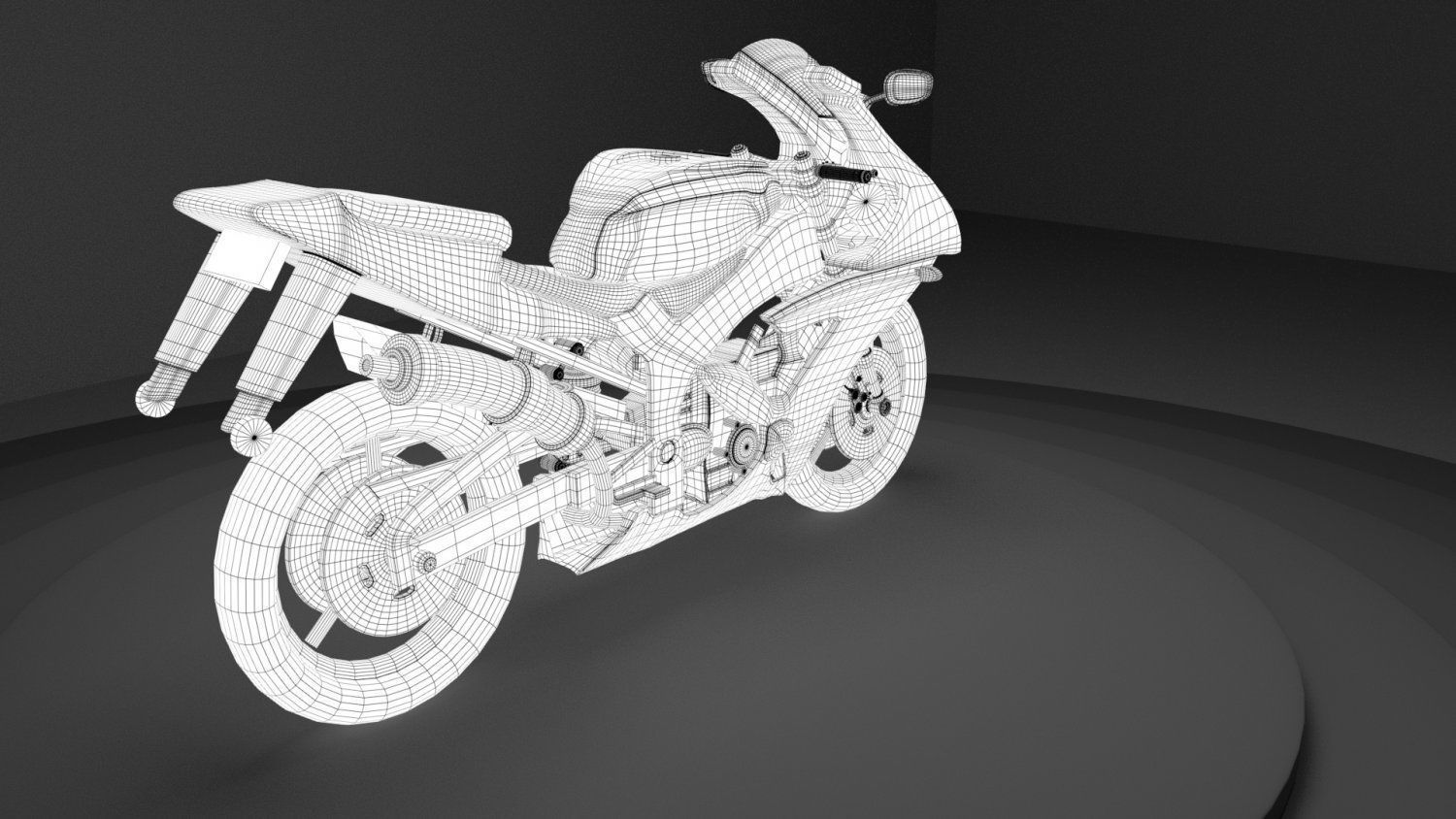 Yahoma Motorcycle 3D figure for cheap and Print Ready 3D print model_4