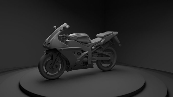 Yahoma Motorcycle 3D figure for cheap and Print Ready 3D print model