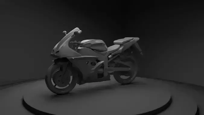 Yahoma Motorcycle 3D figure for cheap and Print Ready