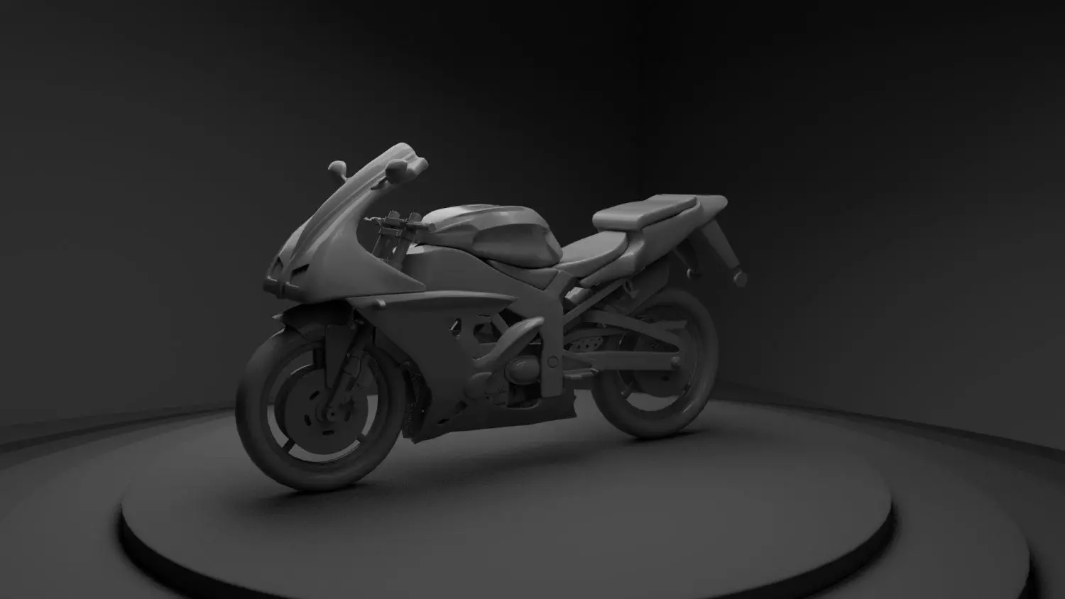 Yahoma Motorcycle 3D figure for cheap and Print Ready 3D print model_0