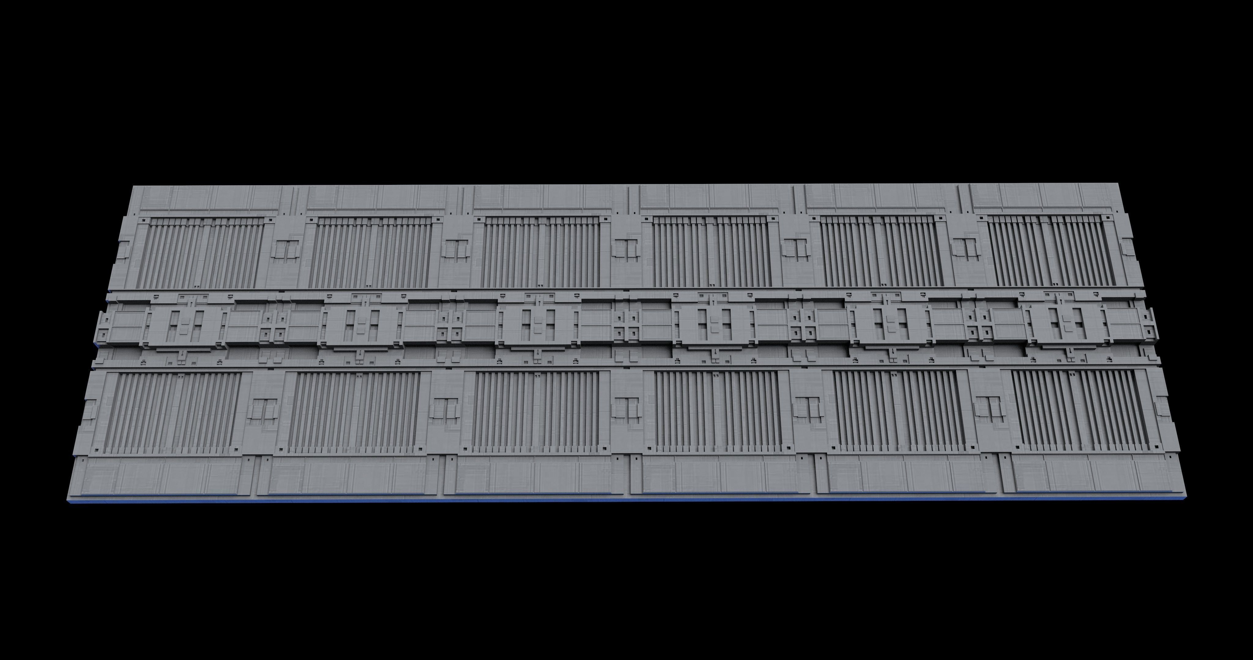 Sci-Fi Panel Kitbash Low-poly 3D model_14