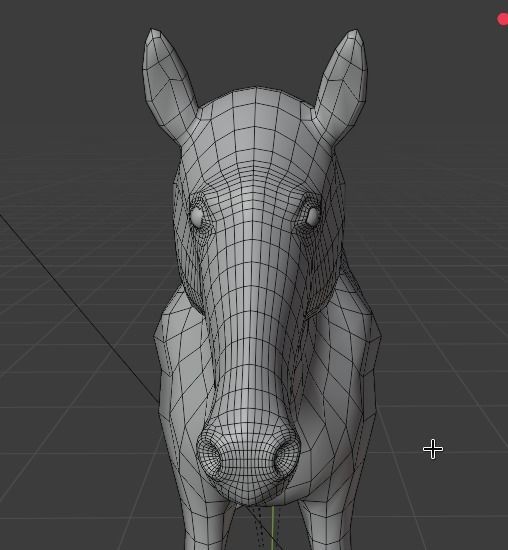 ZEBRA Low-poly 3D model_11