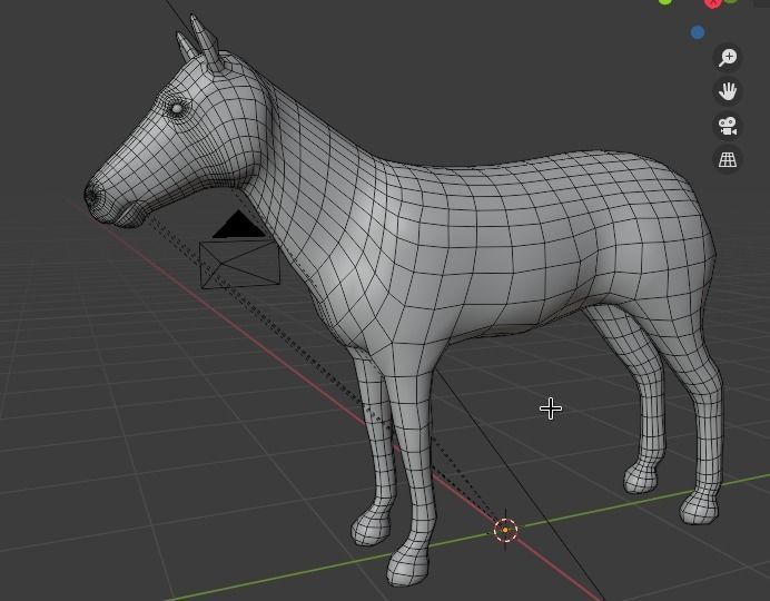 ZEBRA Low-poly 3D model_7