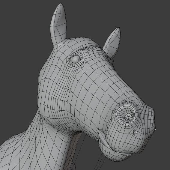ZEBRA Low-poly 3D model_4
