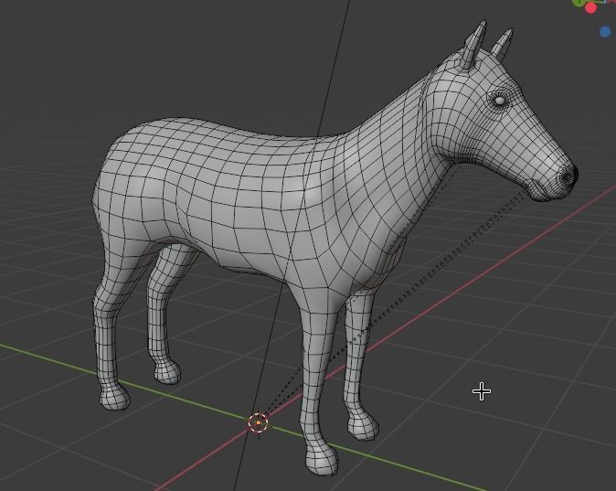 ZEBRA Low-poly 3D model_2