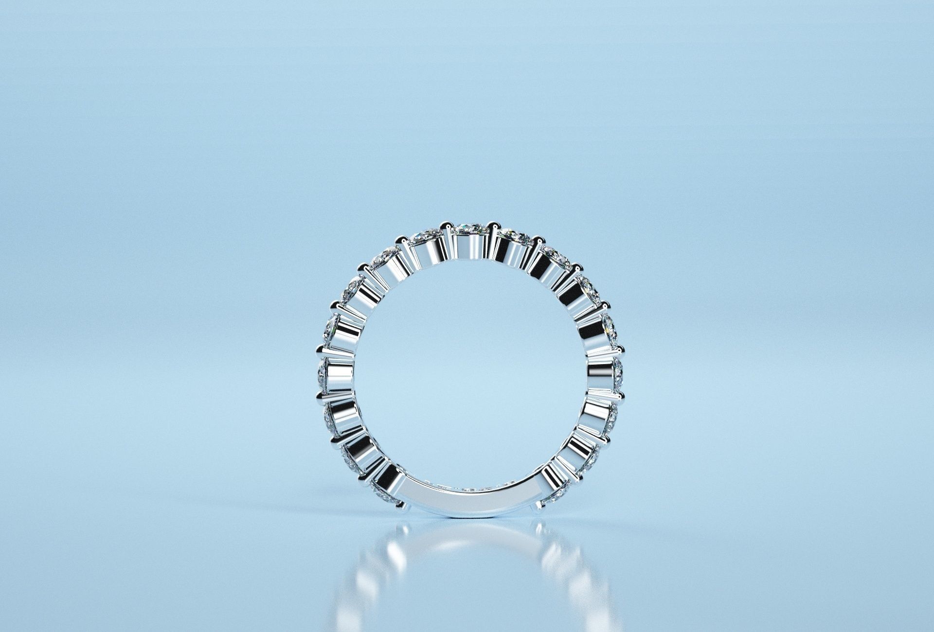 Half Eternity Band 3D print model_6