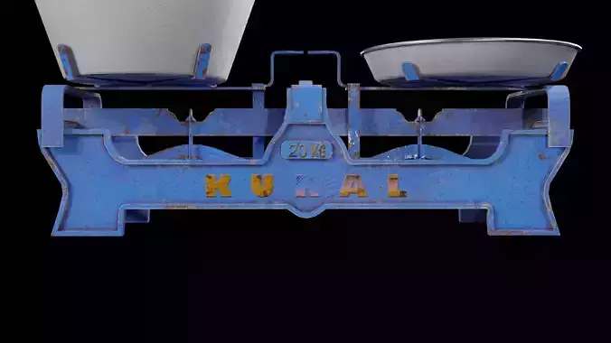 Scale game-ready with two bowls