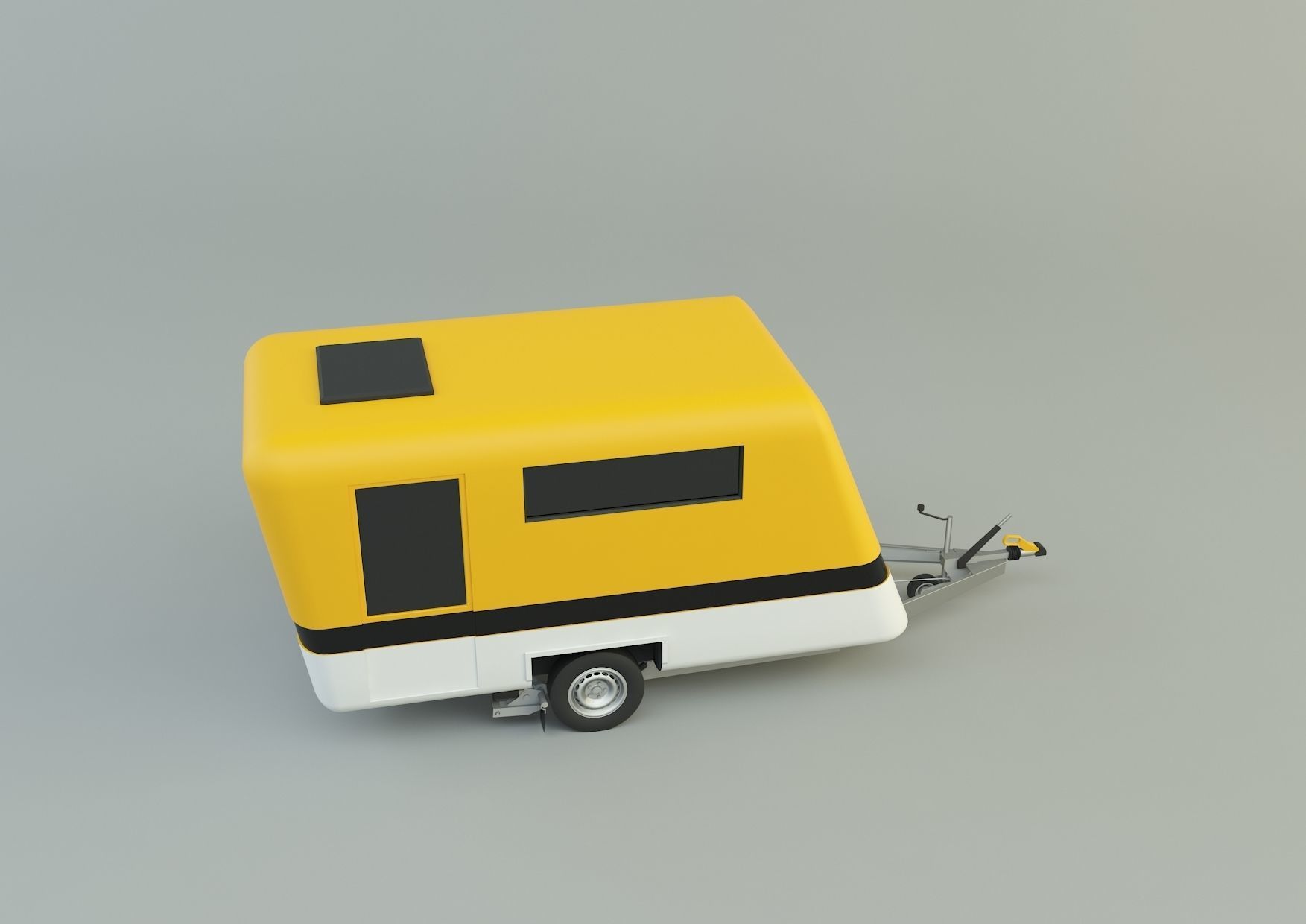  vehicle travel trailer model 3D model_5