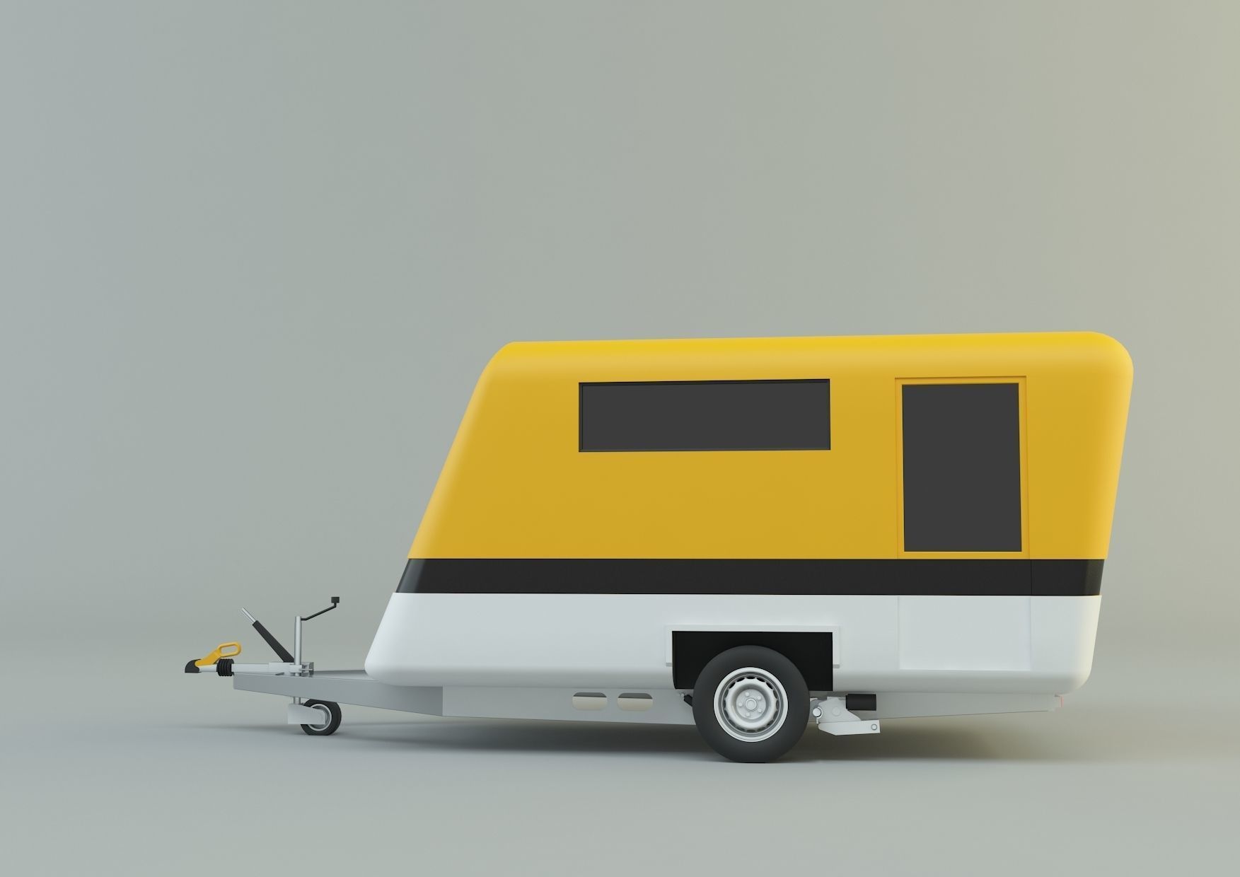  vehicle travel trailer model 3D model_10