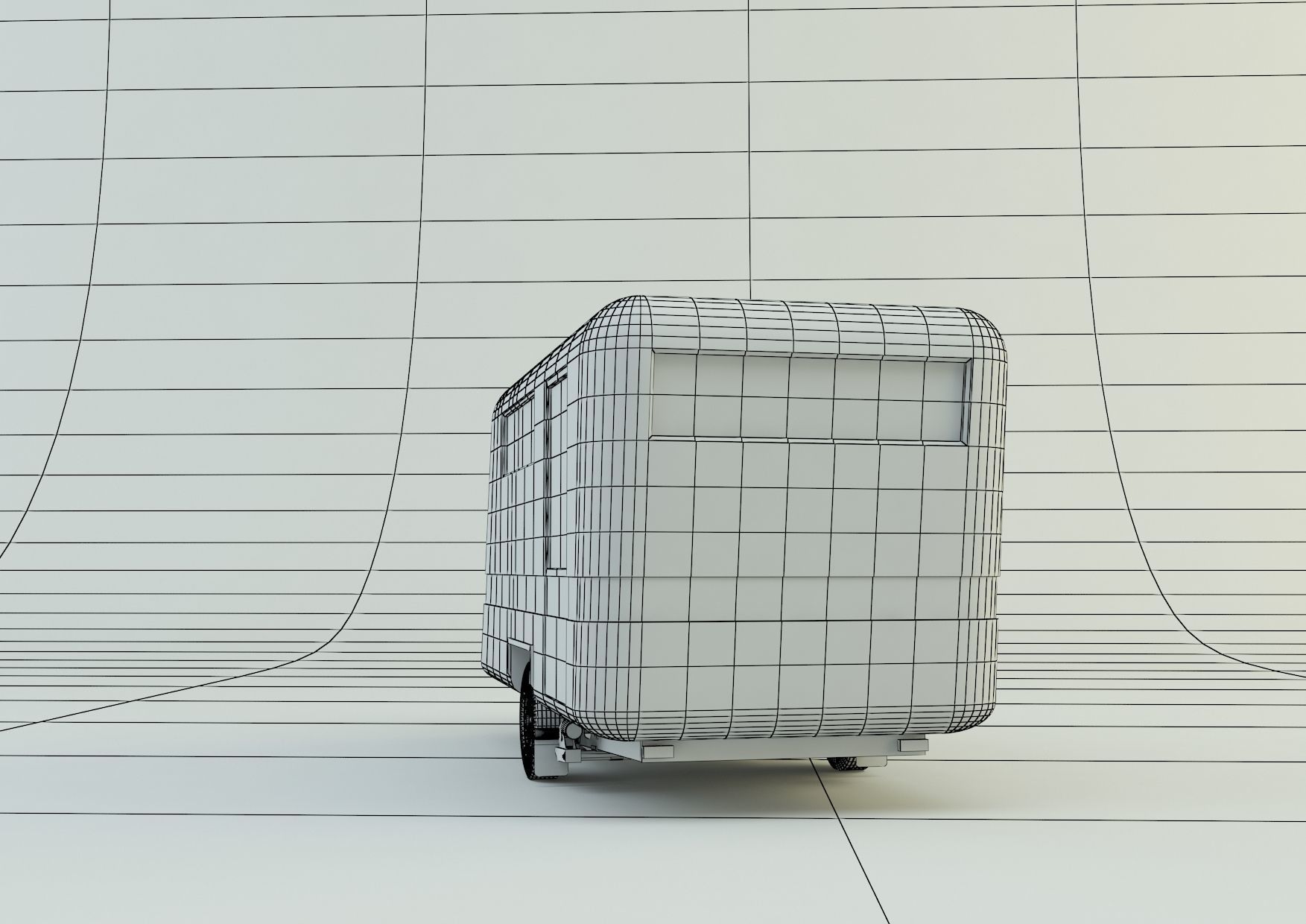  vehicle travel trailer model 3D model_11