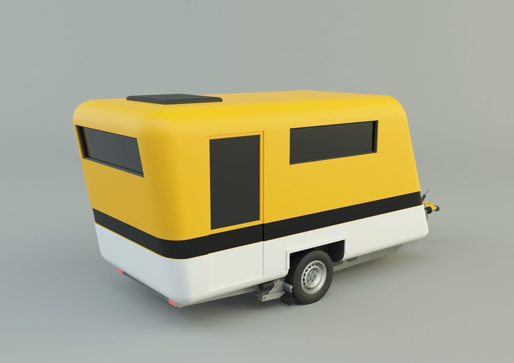  vehicle travel trailer model 3D model_30