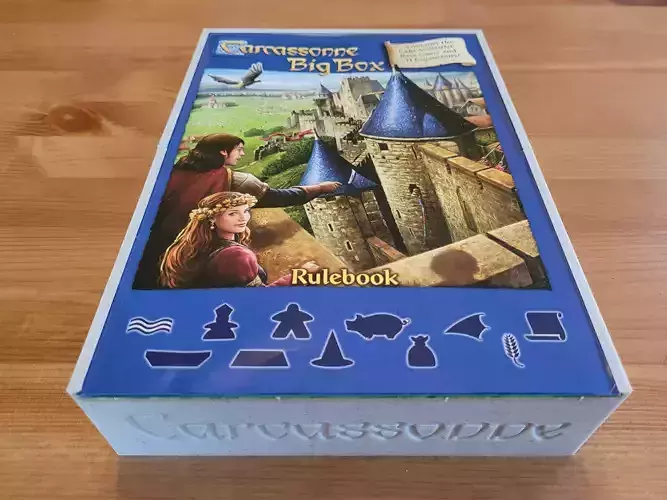 Carcassonne Big Box Storage Upgrade 3D print model